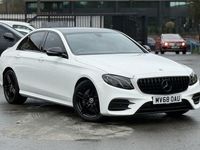Used Mercedes E220 AMG line 2018 White Sedan