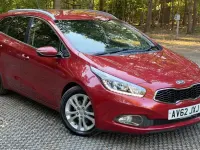 Used Kia Ceed Sportswagon 126 HP (92 kW) 2012 Red Estate
