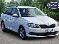 Used Skoda Fabia SE 90 HP (66 kW) 2017 White Estate