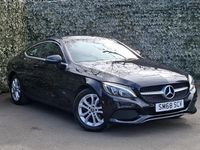 Used Mercedes C200 184 HP (135 kW) 2018 Black Coupe