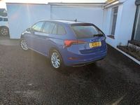Used Skoda Scala SE L 110 HP (80 kW) 2021 Blue Hatchback
