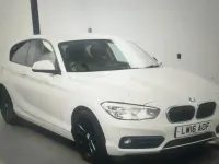 Used BMW 116 Sport Line 116 HP (85 kW) 2016 White Hatchback