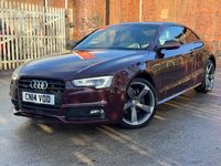 Used Audi A5 Black Edition 245 HP (180 kW) 2014 Red Coupe