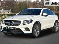 Used Mercedes GLC250 AMG line 200 HP (147 kW) 2018 White Coupe