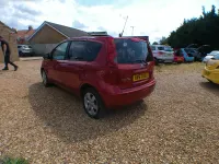 Used Nissan Note Acenta 88 HP (64 kW) 2007 Red Hatchback