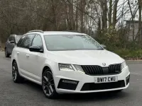 Used Skoda Octavia vRS 2017 White Estate