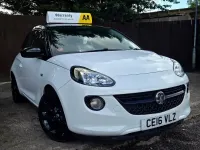 Used Vauxhall Adam S 2016 White Hatchback