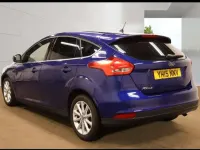 Used Ford Focus Titanium 125 HP (91 kW) 2015 Blue Hatchback