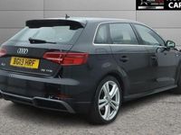 Used Audi A3 Sportback S-Line 150 HP (110 kW) 2019 Black Hatchback