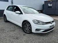 Used VW Golf VII SE 125 HP (91 kW) 2018 White Hatchback