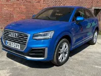 Used Audi Q2 S-Line 150 HP (110 kW) 2018 Blue SUV