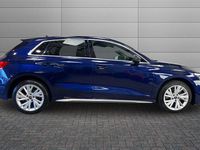 Used Audi A3 e-tron S-Line 204 HP (150 kW) 2021 Navarra blue Hatchback