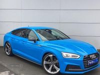 Used Audi A5 Black Edition 2020 Blue Hatchback