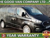 Used Ford Transit Custom Limited 130 HP (95 kW) 2019 Black Van