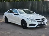 Used Mercedes E220 AMG 2014 White Coupe