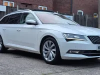 Second-hand Skoda Superb LAURIN & KLEMENT 220 CP (161 kW) 2015 Alb Break
