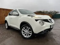Used Nissan Juke Acenta Premium 110 HP (80 kW) 2014 White SUV