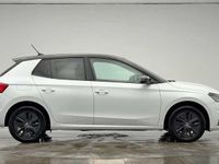 Used Skoda Fabia Colour Edition 85 HP (62 kW) 2024 Moon white metallic black magic pearl effect Hatchback