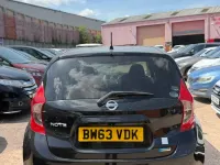 Used Nissan Note 98 HP (72 kW) 2013 Black Hatchback