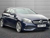 Used Mercedes A160 AMG line 102 HP (75 kW) 2017 Cavansite blue Hatchback