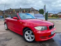 Used BMW 118 Cabriolet 143 HP (105 kW) 2009 Red Cabriolet