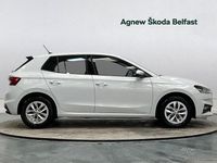 Used Skoda Fabia Comfort 59 HP (43 kW) 2023 Moon white metallic Hatchback