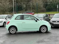 Used Fiat 500 Lounge 69 HP (50 kW) 2017 Green Hatchback