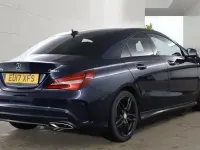 Used Mercedes CLA220 AMG line 177 HP (130 kW) 2017 Blue Sedan