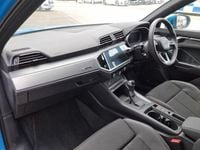 Used Audi Q3 S-Line 150 HP (110 kW) 2020 Turbo blue, solid SUV