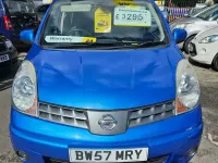 Used Nissan Note Tekna 110 HP (80 kW) 2008 Blue Hatchback