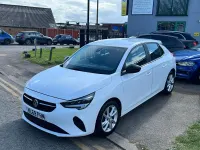 Used Vauxhall Corsa 75 HP (55 kW) 2020 White Hatchback