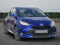 Used Toyota Yaris Design 2024 Blue Hatchback