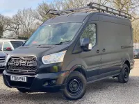 Used Ford Transit 125 HP (91 kW) 2015 Black Van