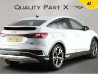 Used Audi Q4 Sportback e-tron S-Line 219 kW (299 HP) 2021 White SUV
