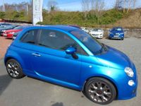 Used Fiat 500 S 69 HP (50 kW) 2015 Blue Hatchback