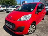 Used Peugeot 107 Access 68 HP (50 kW) 2013 Red Hatchback