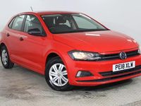Begagnad VW Polo S 65 HK (47 kW) 2018 Röd Halvkombi