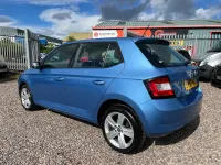 Used Skoda Fabia SE L 110 HP (80 kW) 2017 Blue Hatchback