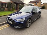 Used Audi A3 Black Edition 150 HP (110 kW) 2025 Blue Sedan