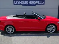 Used Audi A3 Cabriolet S-Line 150 HP (110 kW) 2016 Red Cabriolet