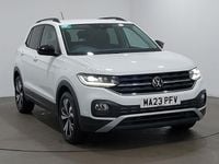 Used VW T-Cross Black Edition 110 HP (80 kW) 2023 White SUV