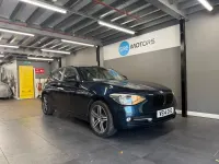 Used BMW 116 Sport Line 116 HP (85 kW) 2014 Blue Hatchback