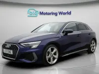 Used Audi A3 Sportback S-Line 2021 Blue Hatchback