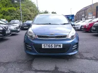 Used Kia Rio 84 HP (61 kW) 2015 Blue Hatchback