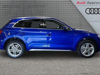 Used Audi Q5 S-Line 261 HP (191 kW) 2023 Blue SUV