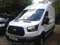 Used Ford Transit 170 HP (125 kW) 2018 White Van
