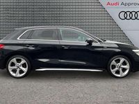 Used Audi A3 S-Line 147 HP (108 kW) 2022 Black Sedan