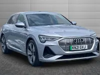 Used Audi e-tron S-Line 300 kW (408 HP) 2021 Silver SUV