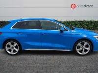 Used Audi A3 Sportback S-Line 150 HP (110 kW) 2021 Blue Hatchback