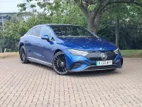 Used Mercedes EQE300 AMG Line Premium Plus 180 kW (245 HP) 2022 Blue Sedan